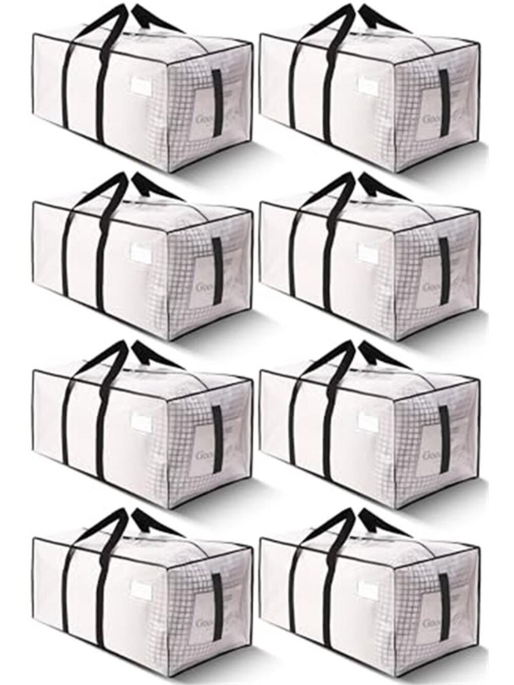 HOMESURE Supports 200lbs Heavy Duty Moving Bags - Strong Zipper & Wrap-Around